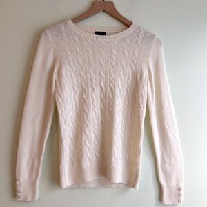 Talbots Wool Blend Cable Knit Sweater